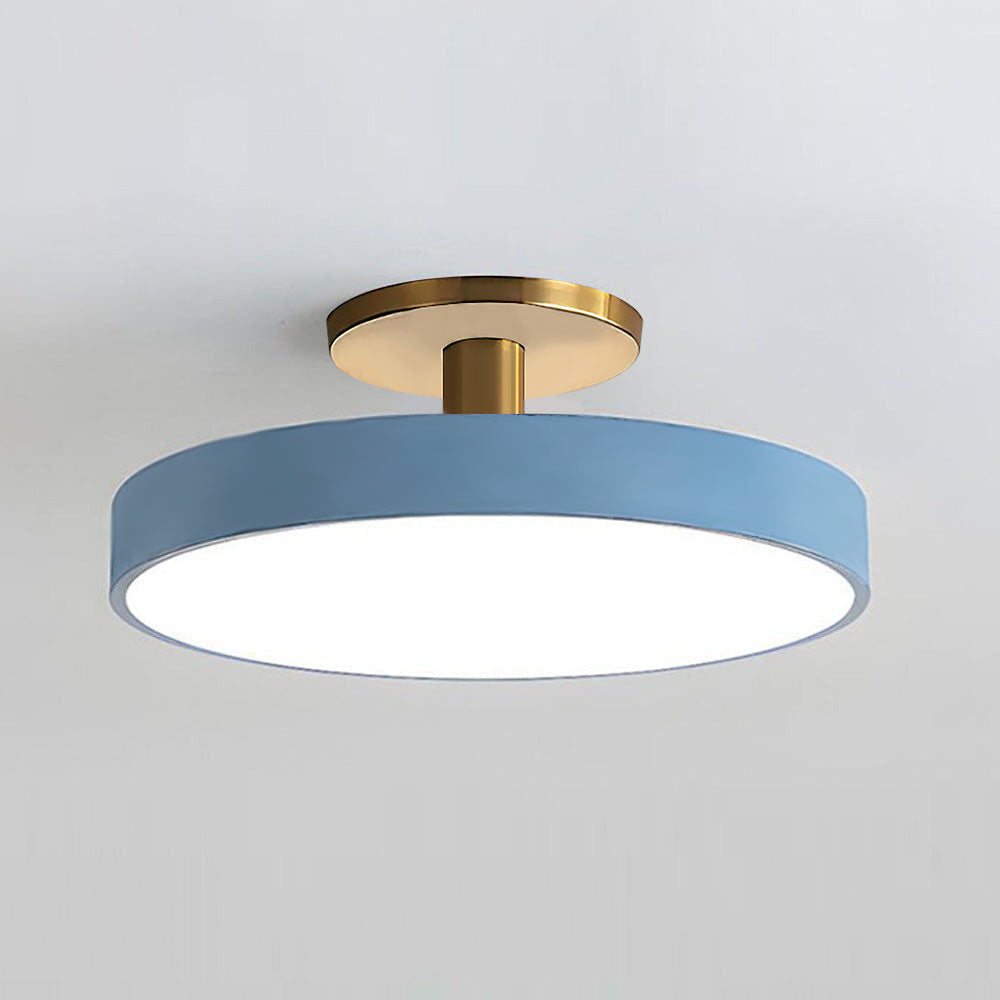 Round LED Ceiling Lamp in Minimalist Design
