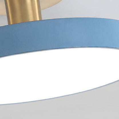 Round LED Ceiling Lamp in Minimalist Design