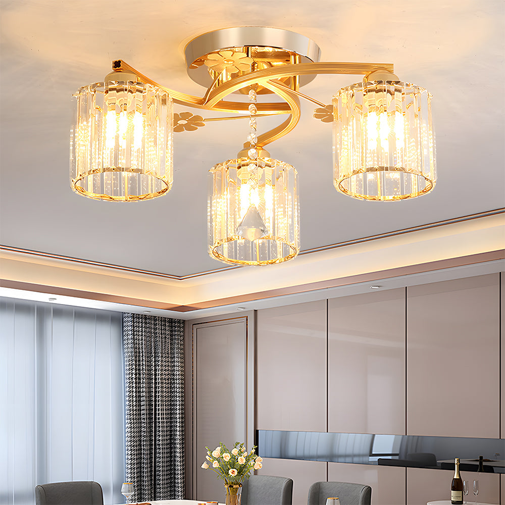 Modern Glam Ceiling Fixture