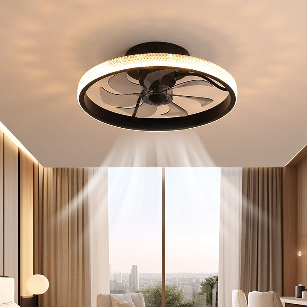 Smart LED Ceiling Fan with Remote