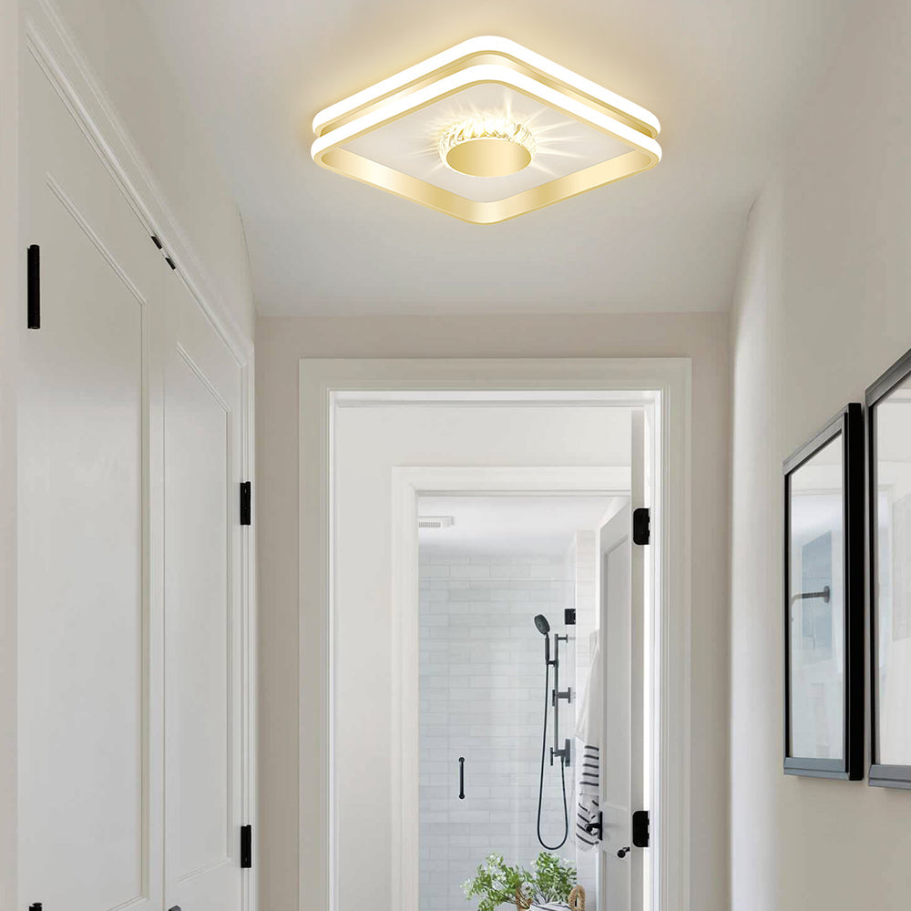 Crystal Luxe Hallway Light