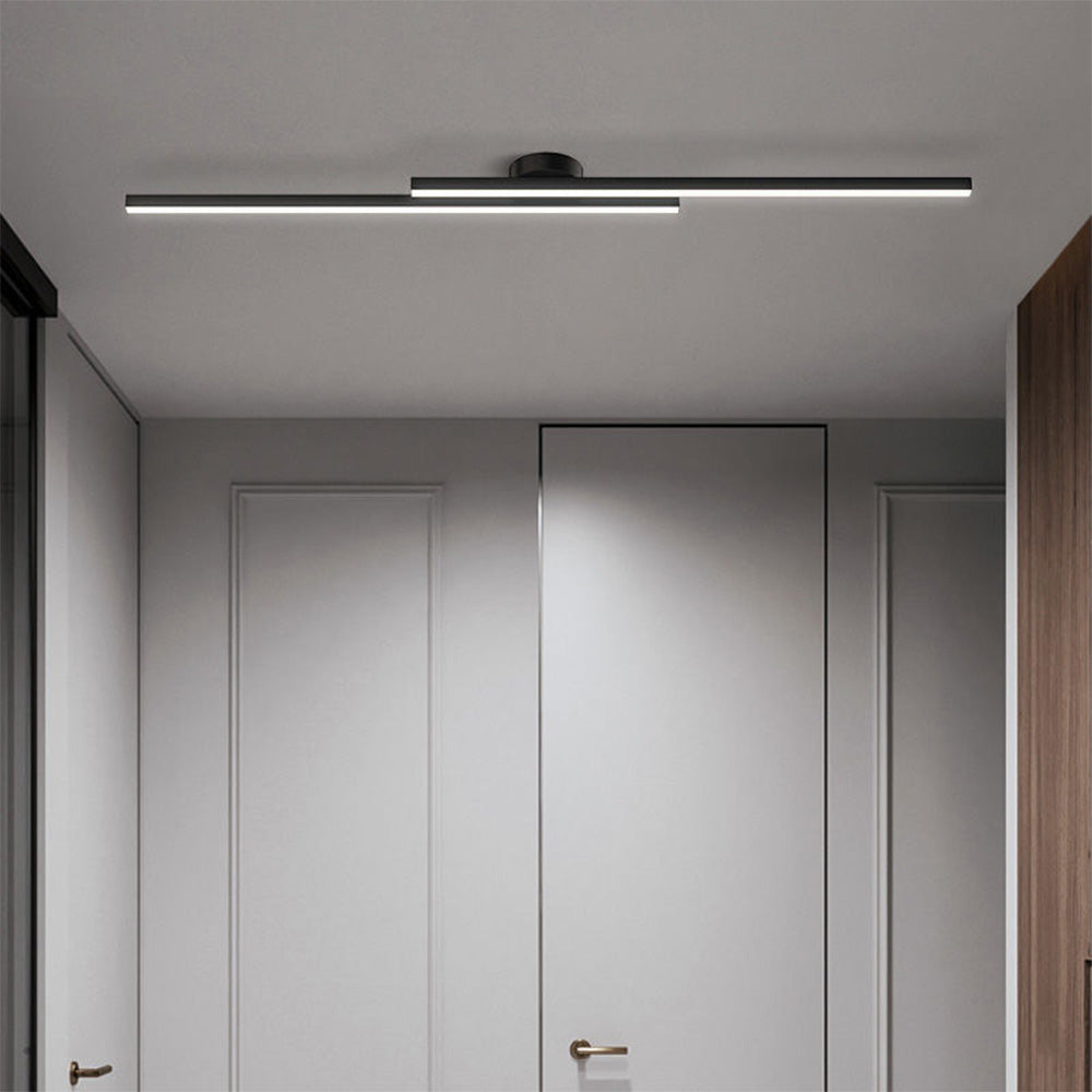 Elongated Aluminum LED Ceiling Light