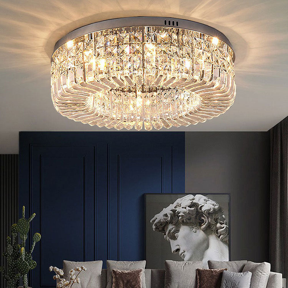 Glamorous Bedroom Flush Light