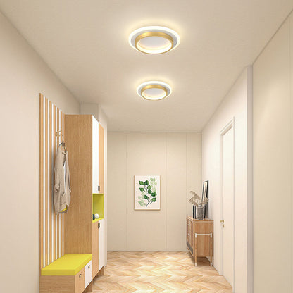 Round Metal & Acrylic Ceiling Light