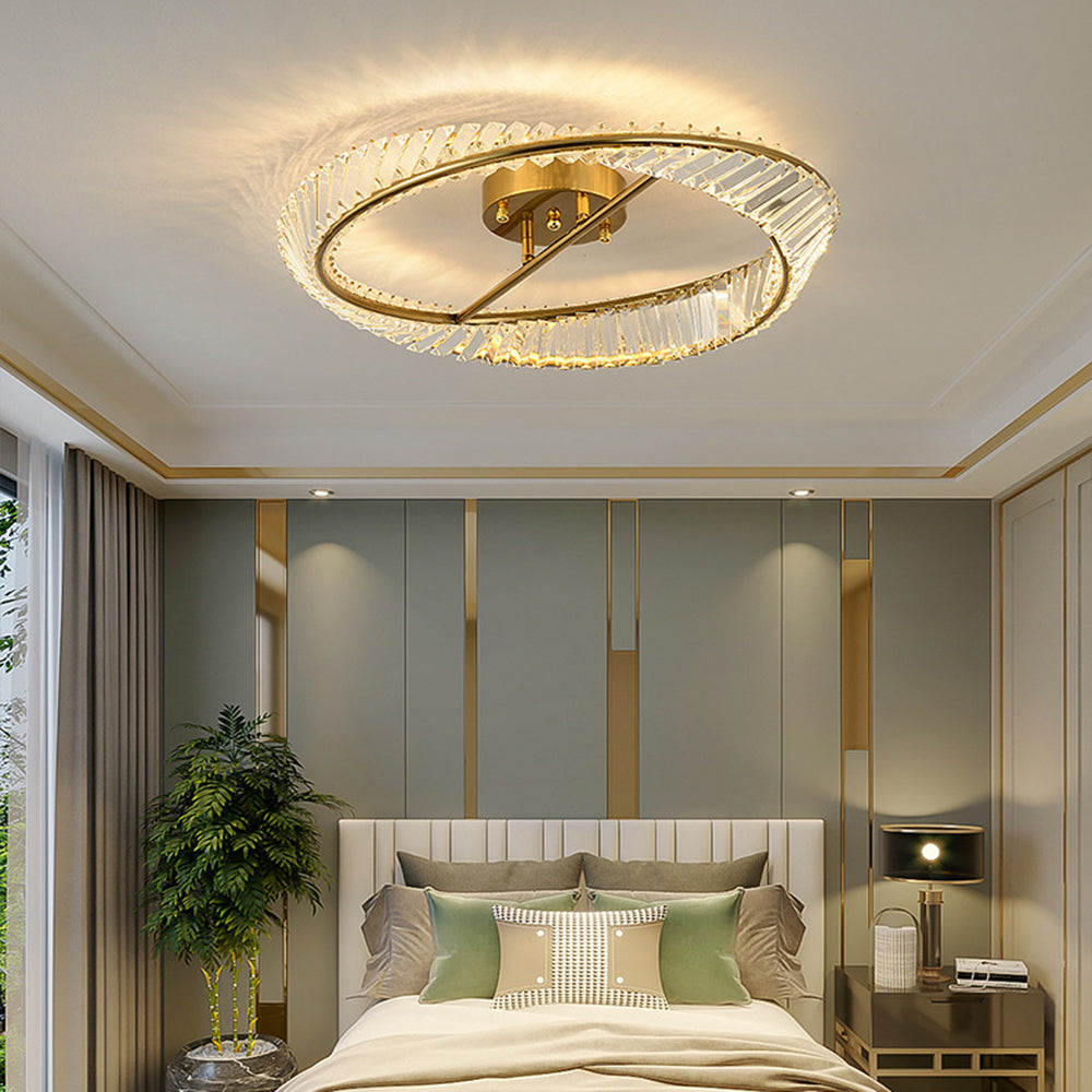 Crystal Glow Ceiling Light