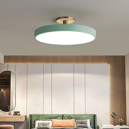Round LED Ceiling Lamp in Minimalist Design