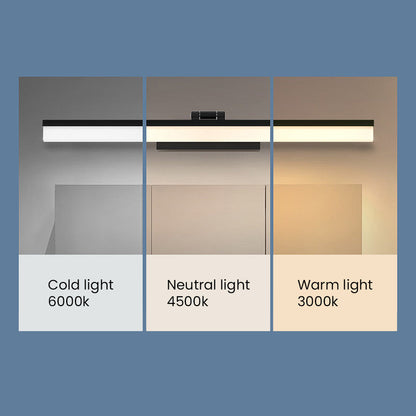 Sleek Black Mirror Light