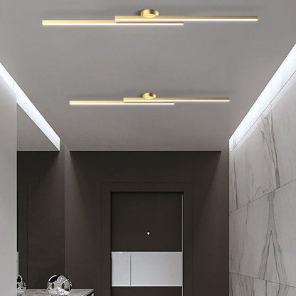 Elongated Aluminum LED Ceiling Light