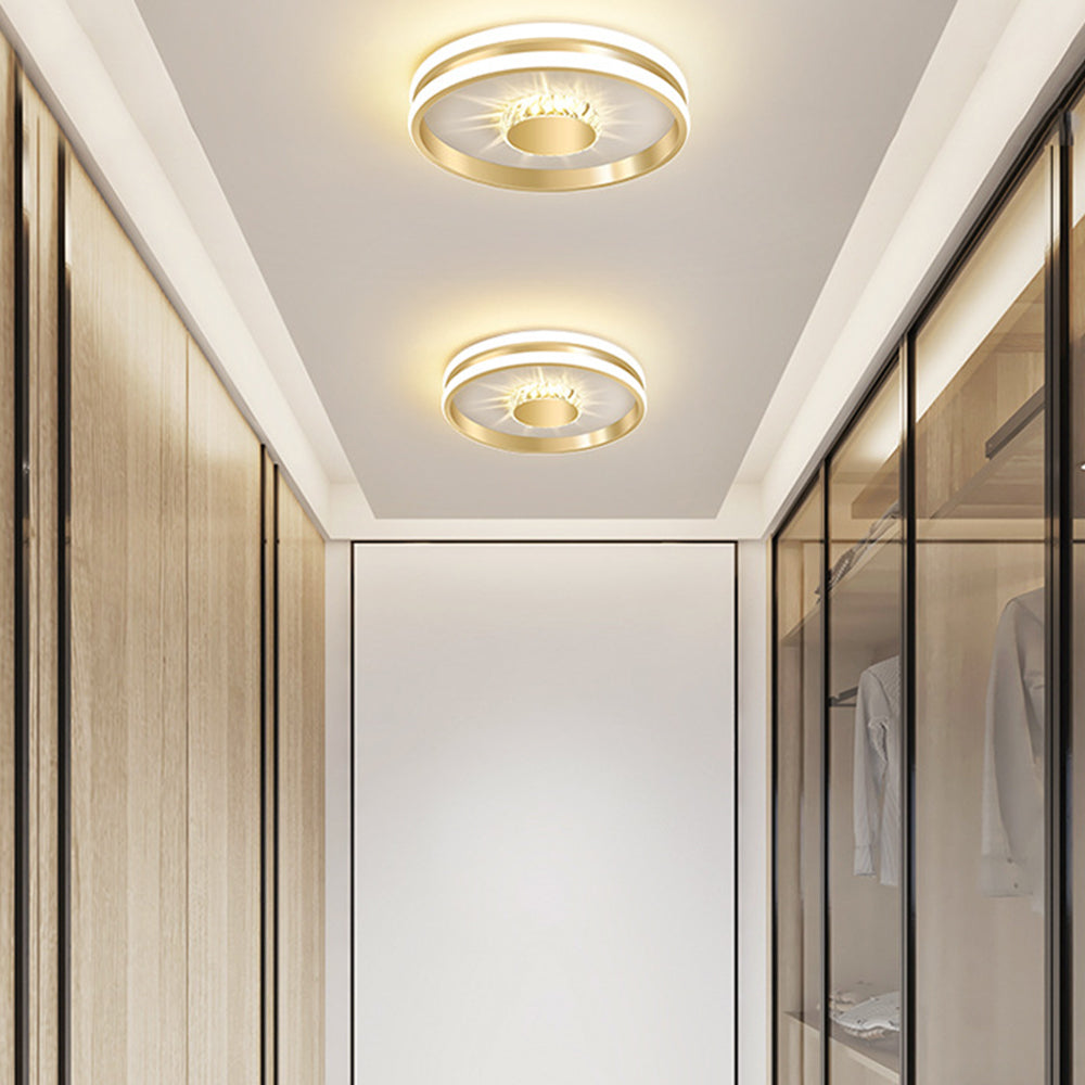 Crystal Luxe Hallway Light