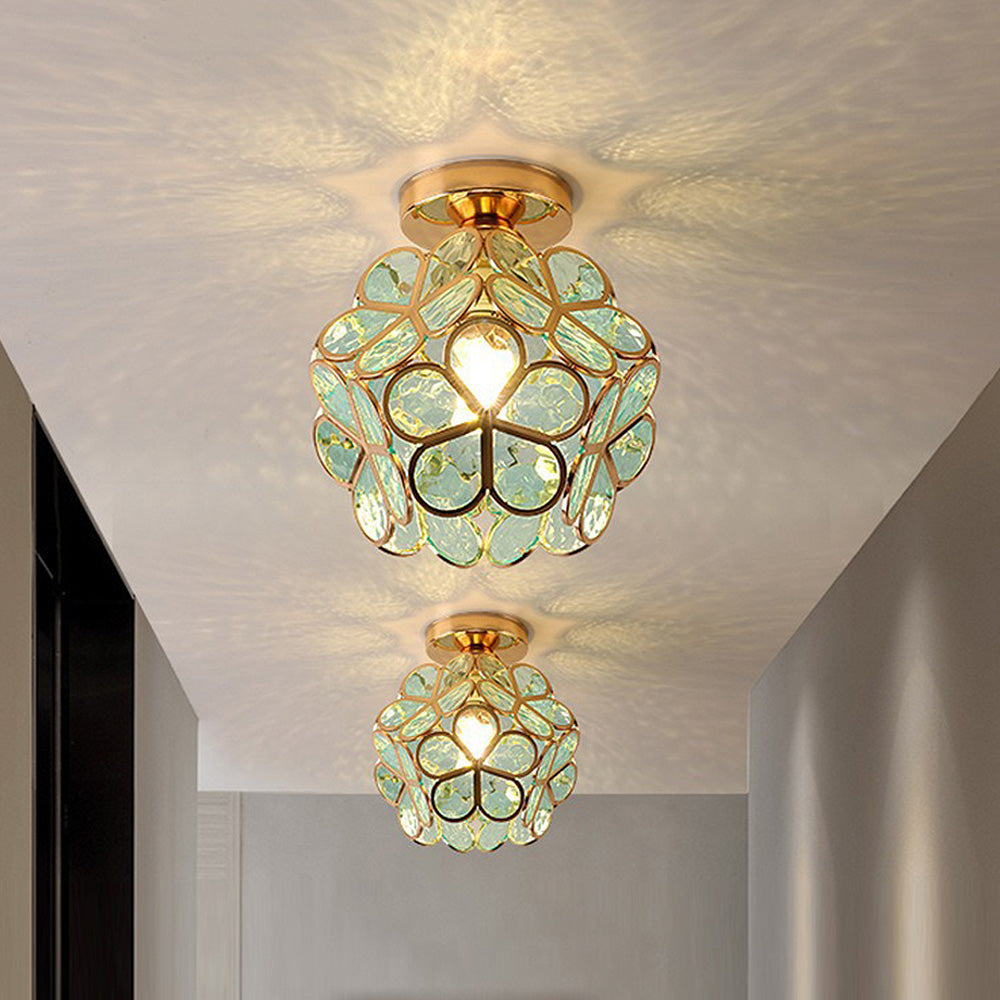 Glass Hallway Light