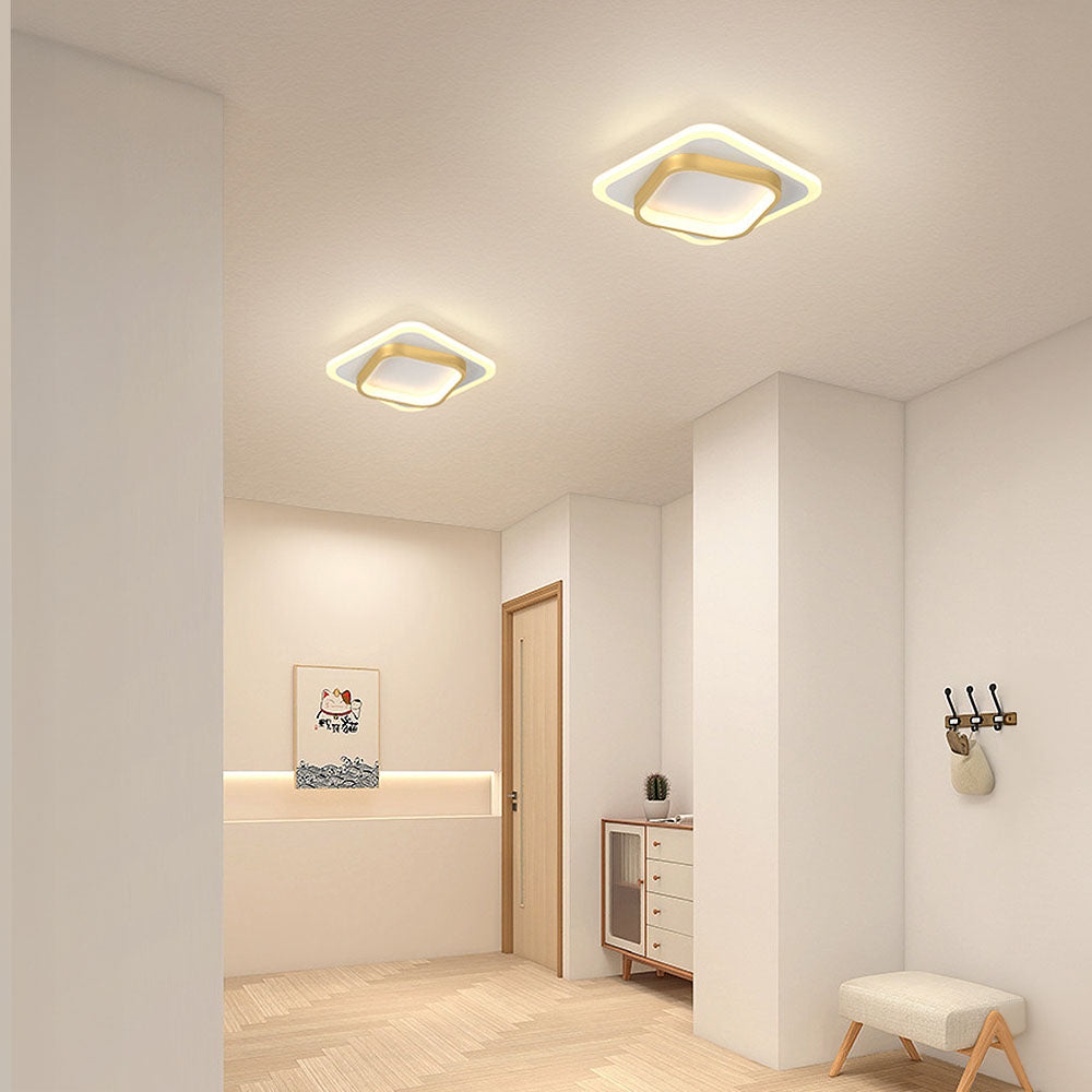 Gold Square LED Panel