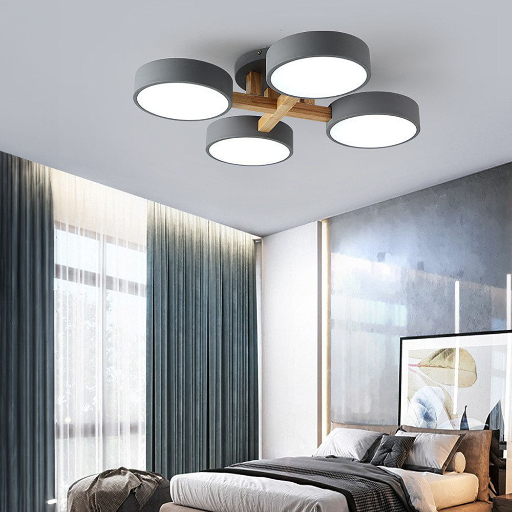 Modern Flush Bedroom Lamp