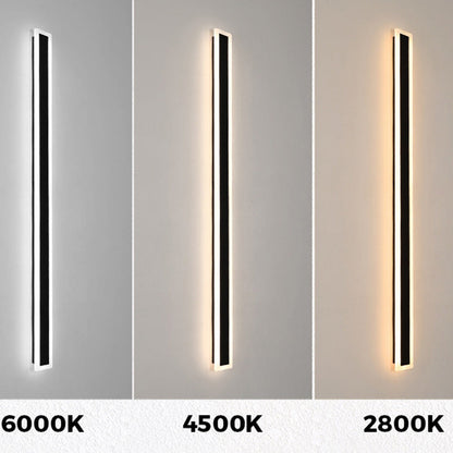 Black Modern LED Outdoor Wall Lamp IP65