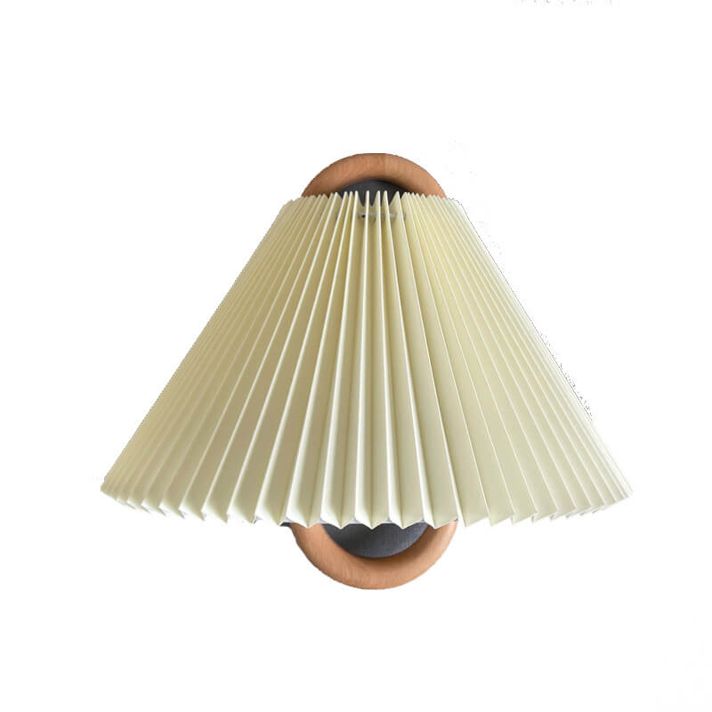 Contemporary Pleated Wall Lamp