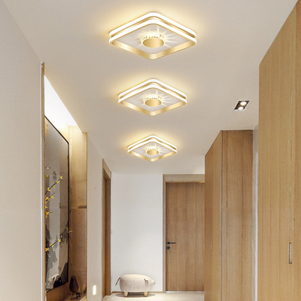 Crystal Luxe Hallway Light