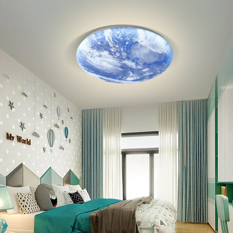 Moon-Inspired Art Deco Ceiling Light