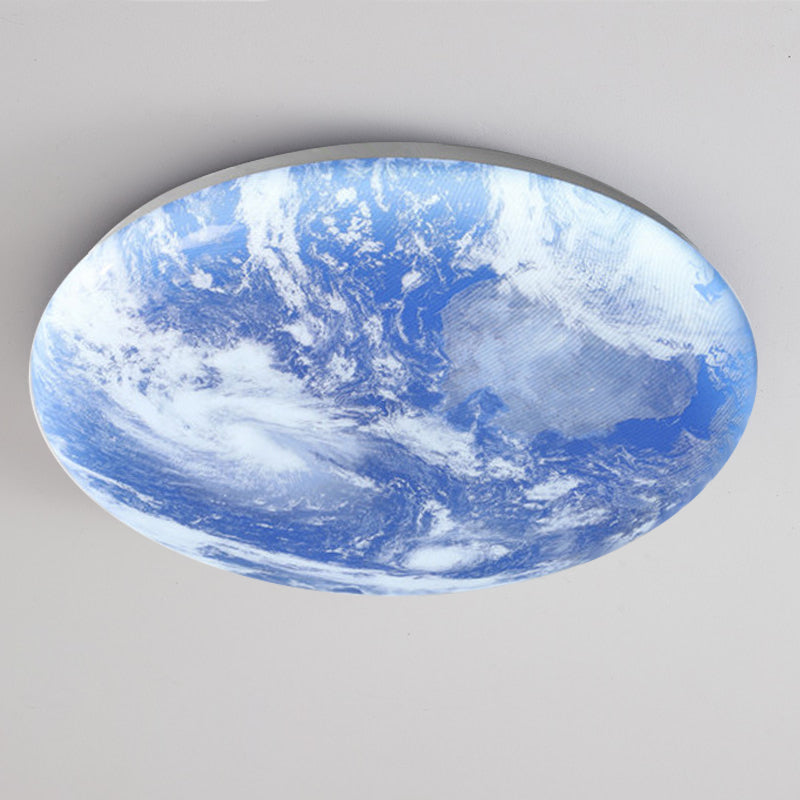 Moon-Inspired Art Deco Ceiling Light