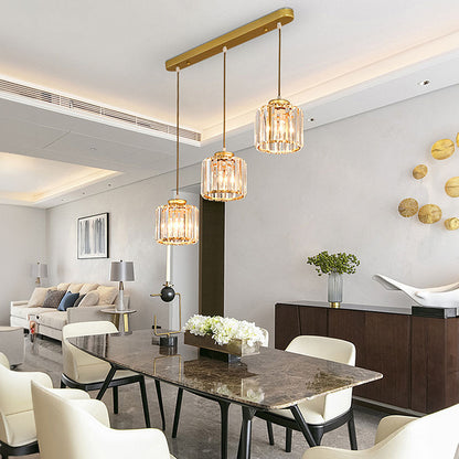 Multi-Light Crystal Island Pendant