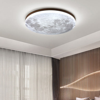 Minimalist Moon Ceiling Light