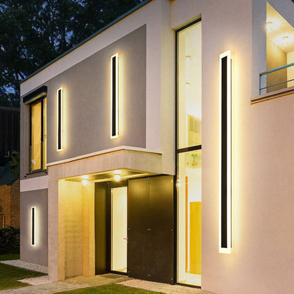 Black Modern LED Outdoor Wall Lamp IP65