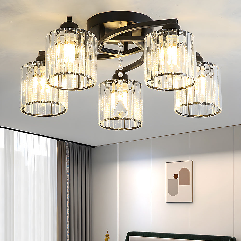 Modern Glam Ceiling Fixture
