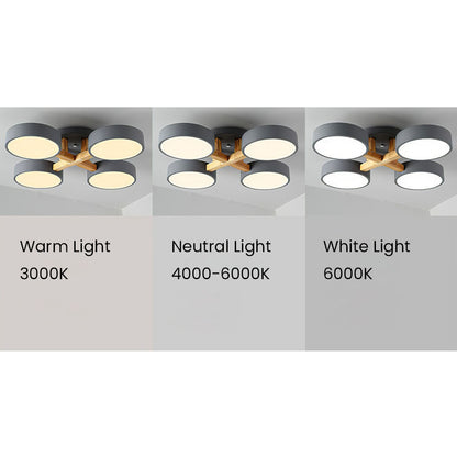 Modern Flush Bedroom Lamp