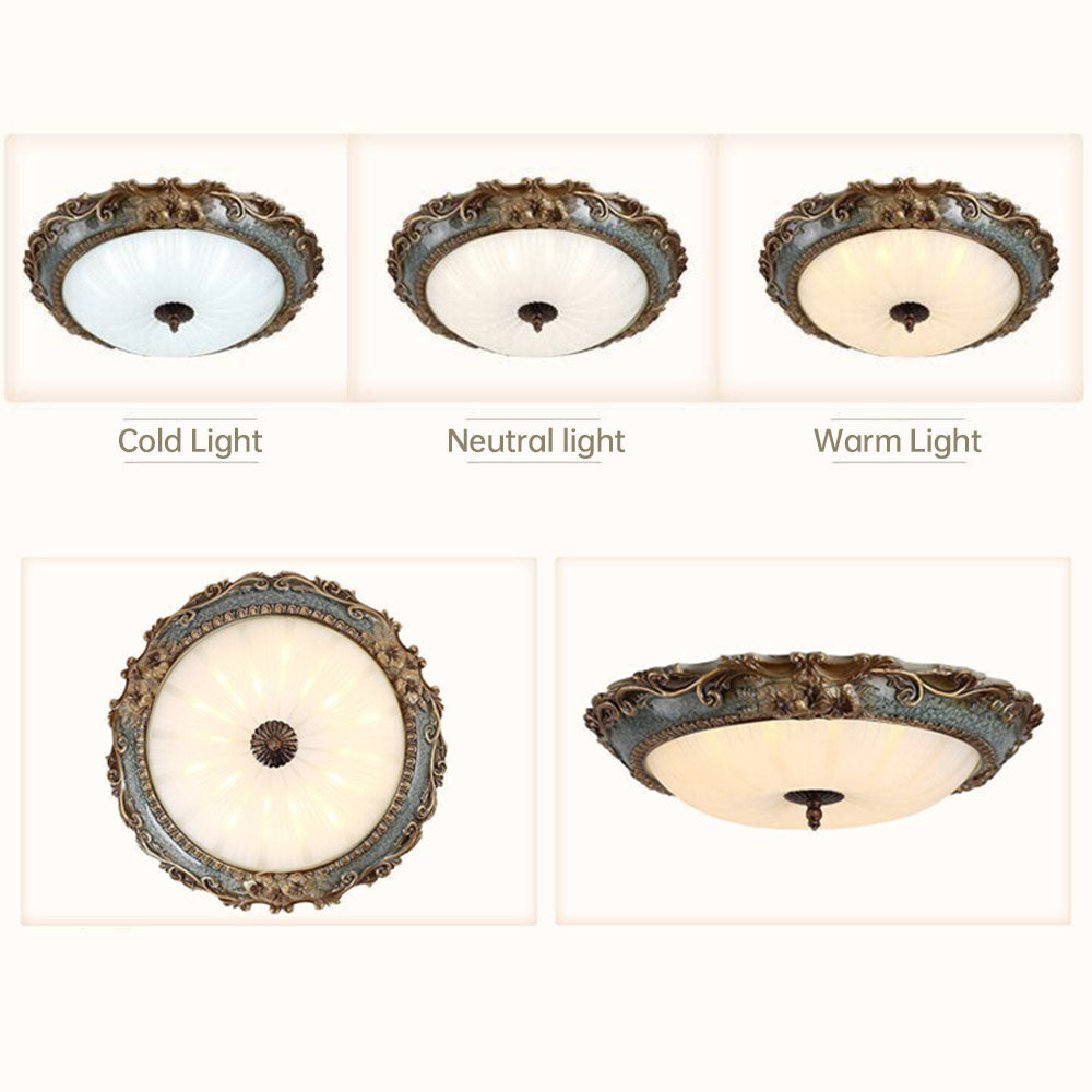 Resin Dome Ceiling Light