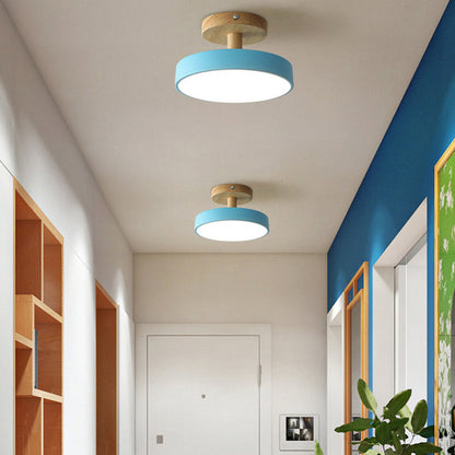 Round Iron LED Ceiling Light