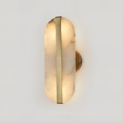 Sculpted Stone Glow Wall Light