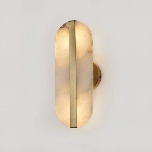 Sculpted Stone Glow Wall Light