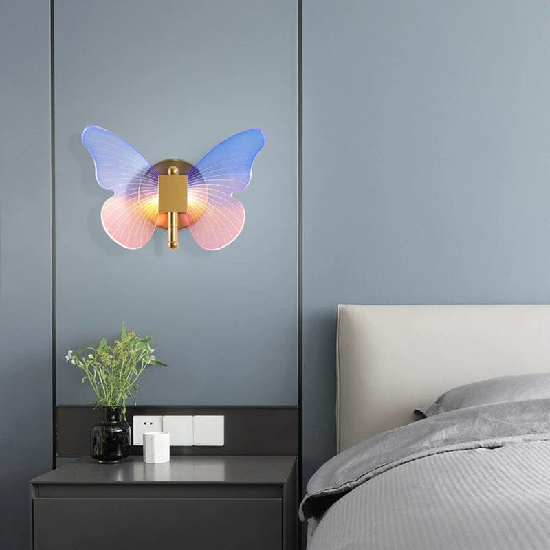 Modern Acrylic Butterfly Sconce