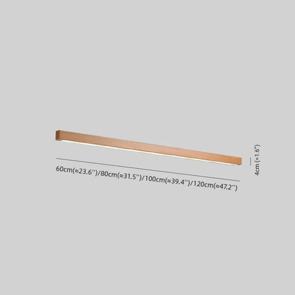 Modern Wooden Linear Wall Light