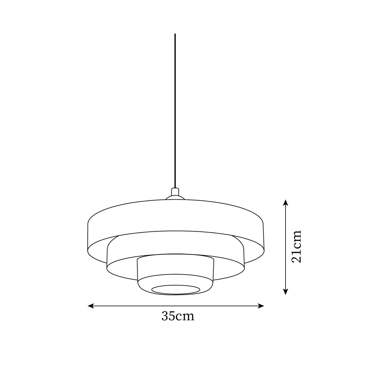 Bauhaus Style Pendant Light