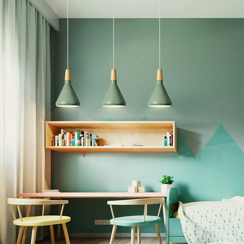 Macaron Wooden Pendant Light