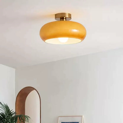 Vintage Glass Ceiling Light