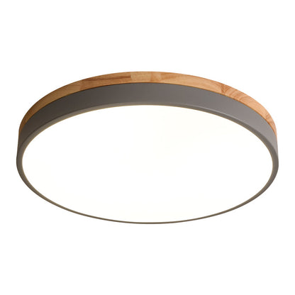 Wooden Round Ceiling Light