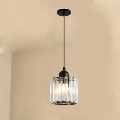 Black Multi-Head Glass Pendant