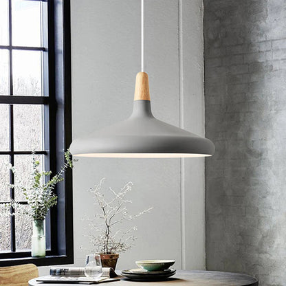 Macaron Wooden Pendant Light