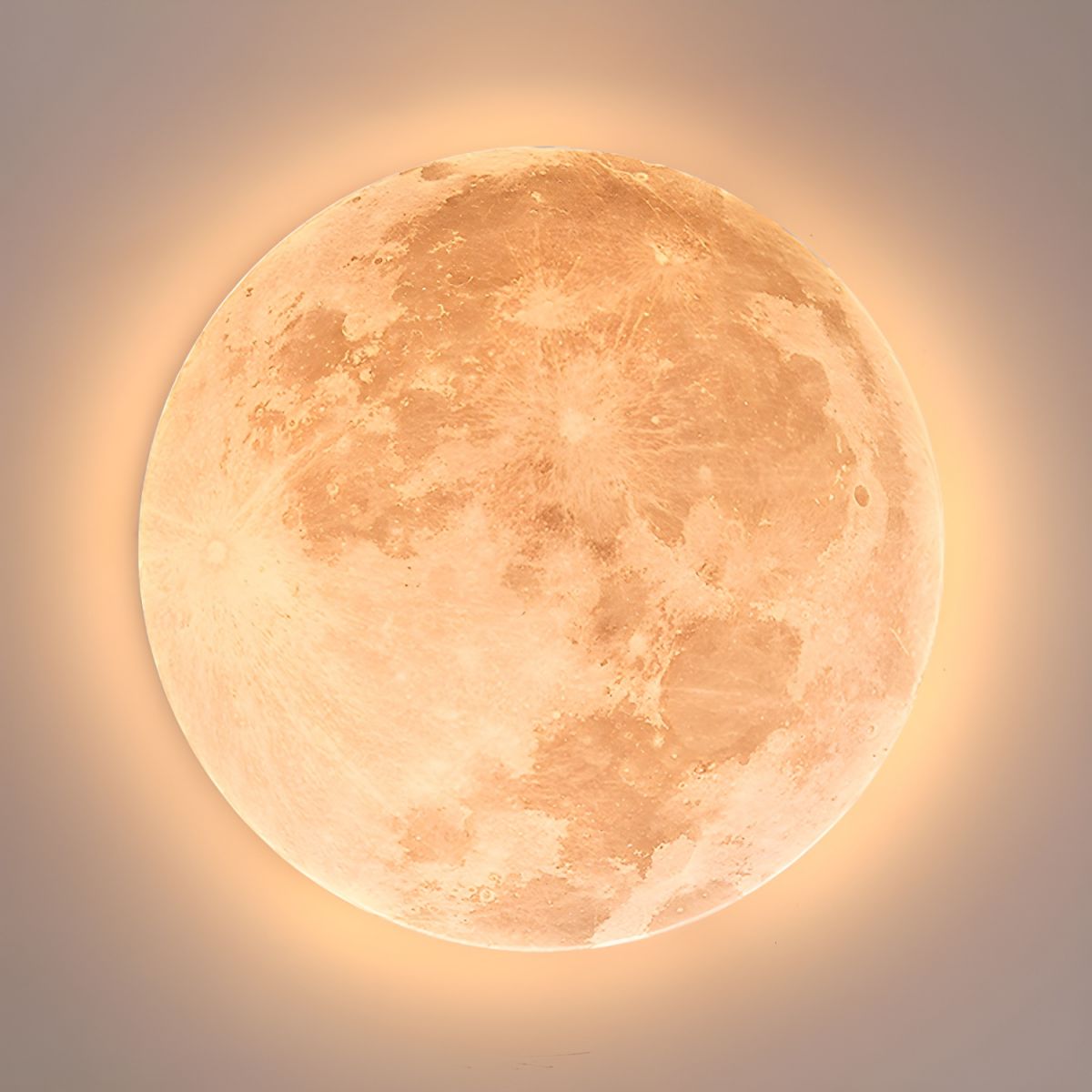 Moon-Inspired Art Deco Ceiling Light