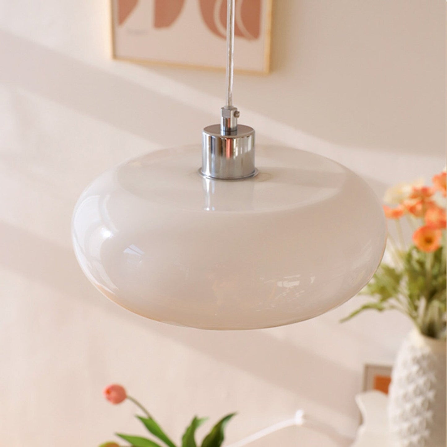 Vintage Globe Glass Pendant