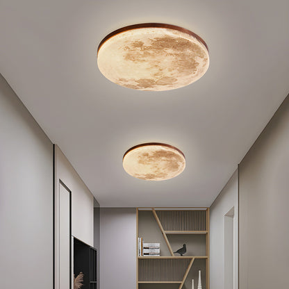 Round LED Ceiling Lamp with Moonlight Effect