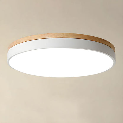 Wooden Round Ceiling Light