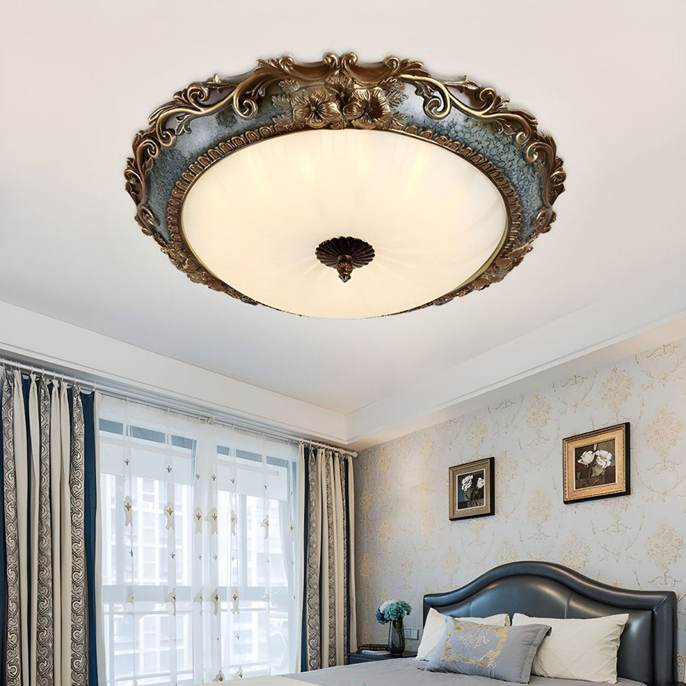 Resin Dome Ceiling Light