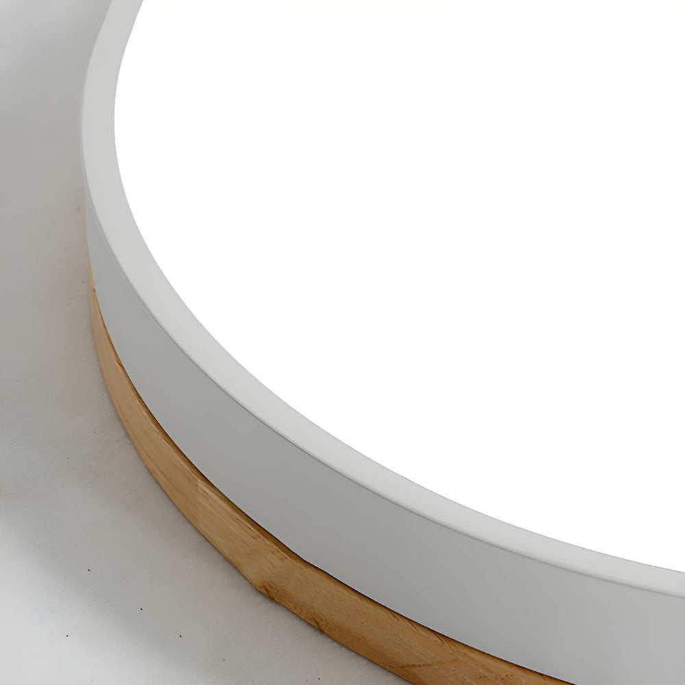 Wooden Round Ceiling Light