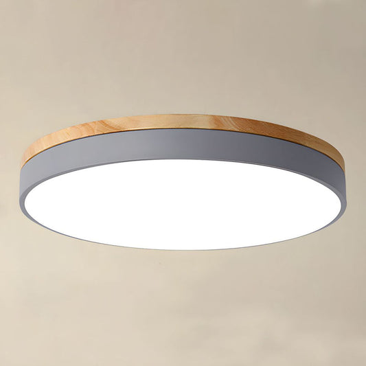 Wooden Round Ceiling Light