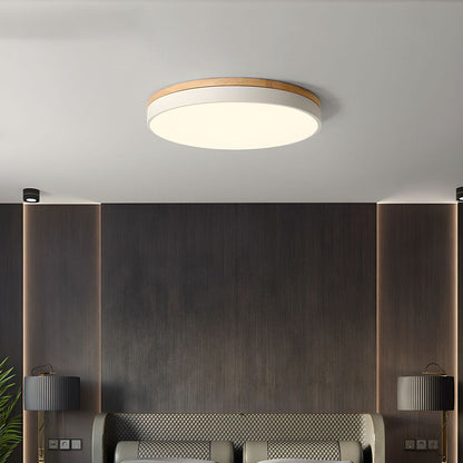Wooden Round Ceiling Light