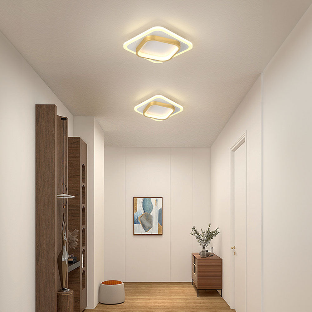 Gold Square LED Panel