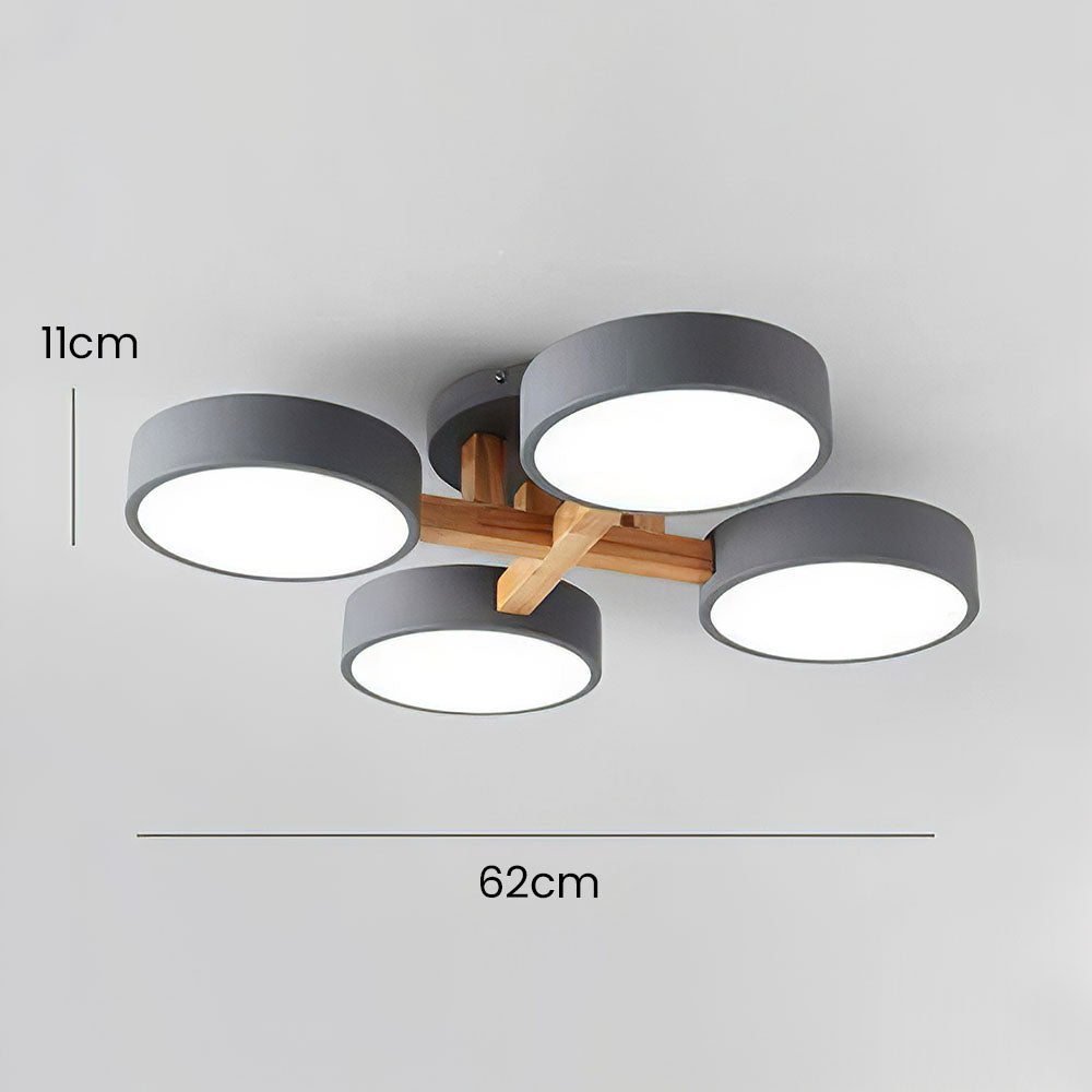 Modern Flush Bedroom Lamp