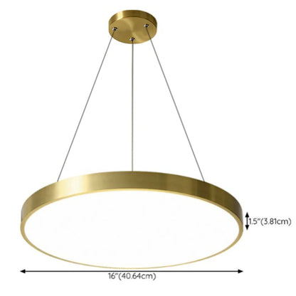 Minimalist Golden LED Bedroom Light