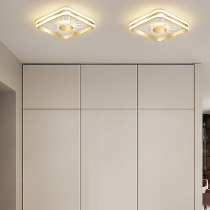 Crystal Luxe Hallway Light